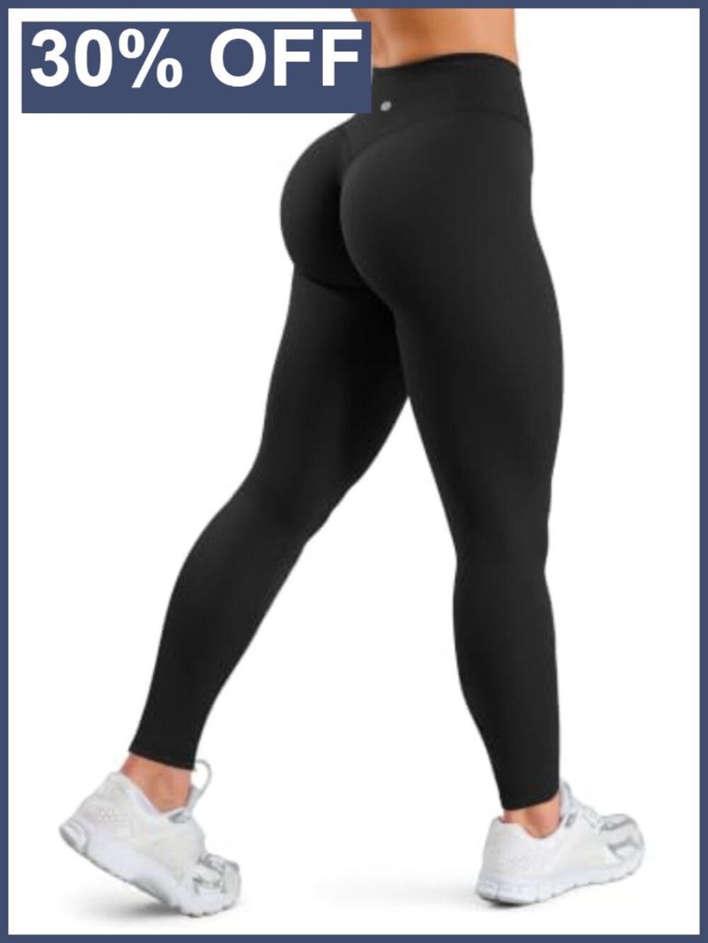 Sogetdo Scrunch Butt Workout Leggings 25" High Waist Tummy Control